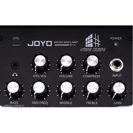 Joyo BA-30 Micro Black Ενισχυτής Ηλεκτρικού Μπάσου