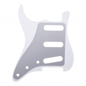 Stratocaster Pickguard DizzyTunes ST SSS WH-3 Λευκό-Μαύρο-Λευκό Stratocaster Pickguard DizzyTunes ST SSS WH-3 Λευκό-Μαύρο-Λευκό