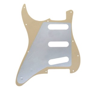 Stratocaster Pickguard DizzyTunes ST SSS CR-4 Κρεμ Πέρλα Stratocaster Pickguard DizzyTunes ST SSS CR-4 Κρεμ Πέρλα