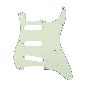 Stratocaster Pickguard DizzyTunes ST SSS MG-3 Πράσινη Μέντα Stratocaster Pickguard DizzyTunes ST SSS MG-3 Πράσινη Μέντα