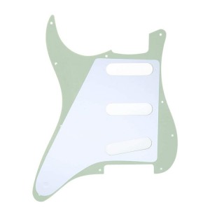 Stratocaster Pickguard DizzyTunes ST SSS MG-3 Πράσινη Μέντα Stratocaster Pickguard DizzyTunes ST SSS MG-3 Πράσινη Μέντα