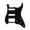 Stratocaster Pickguard DizzyTunes ST HSS BK-3 Μαύρο