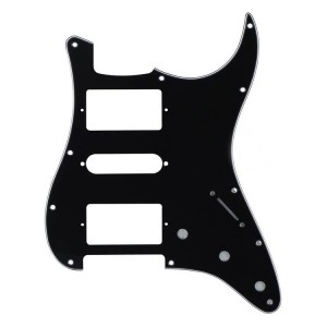 Stratocaster Pickguard DizzyTunes ST HSH BK-3 Μαύρο