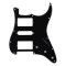 Stratocaster Pickguard DizzyTunes ST HSH BK-3 Μαύρο