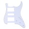 Stratocaster Pickguard DizzyTunes ST HSH WH-3 Λευκό
