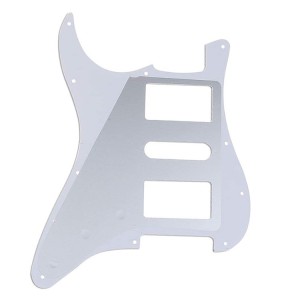 Stratocaster Pickguard DizzyTunes ST HSH WH-3 Λευκό