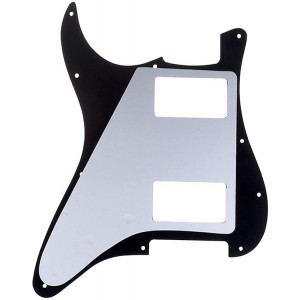 Stratocaster Pickguard DizzyTunes ST HH BK-3 Μαύρο
