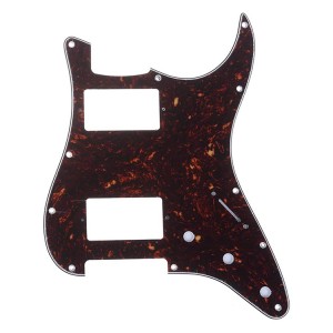 Stratocaster Pickguard DizzyTunes ST HH TS-4 Ταρταρούγα