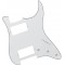 Stratocaster Pickguard DizzyTunes ST HH WH-3 Λευκό