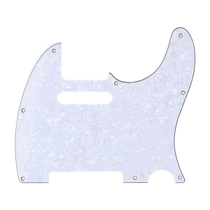 Telecaster Pickguard DizzyTunes TL P01 WP-4 Λευκή Πέρλα Telecaster Pickguard DizzyTunes TL P01 WP-4 Λευκή Πέρλα
