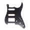 Stratocaster Pickguard Αλουμινίου HSS Anodizing Μαύρο