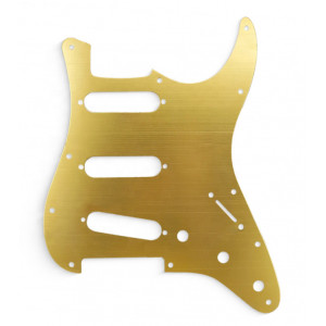 Stratocaster Pickguard Αλουμινίου SSS Anodizing Bronze