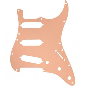 Stratocaster Pickguard Αλουμινίου SSS Anodizing Red Copper
