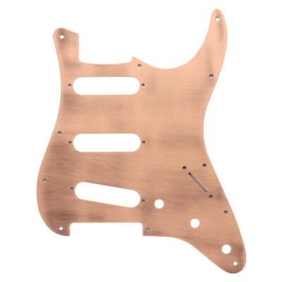 Stratocaster Pickguard Αλουμινίου SSS Anodizing Red Copper