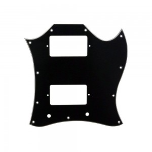SG Custom Pickguard Hosco SB-B3P Μαύρο-Λευκό-Μαύρο