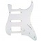 Stratocaster Pickguard Samwoo HSS WH1 Λευκό
