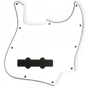Jazz Bass Pickguard Samwoo JB WH3 Λευκό-Μαύρο-Λευκό Jazz Bass Pickguard Samwoo JB WH3 Λευκό-Μαύρο-Λευκό