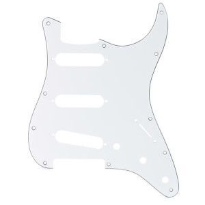 Stratocaster Pickguard Samwoo ST11 WH3 Λευκό-Μαύρο-Λευκό Stratocaster Pickguard Samwoo ST11 WH3 Λευκό-Μαύρο-Λευκό