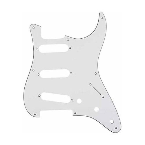 Stratocaster Pickguard Samwoo ST8 WH3 Λευκό-Μαύρο-Λευκό