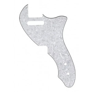 Telecaster Thin Line Pickguard DizzyTunes TL TH01 WP-4 Λευκή Πέρλα Telecaster Thin Line Pickguard DizzyTunes TL TH01 WP-4 Λευκή Πέρλα