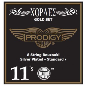 PRODIGY Gold 11s χορδές 8χορδου Μπουζουκιού PRODIGY Gold 11s χορδές 8χορδου Μπουζουκιού