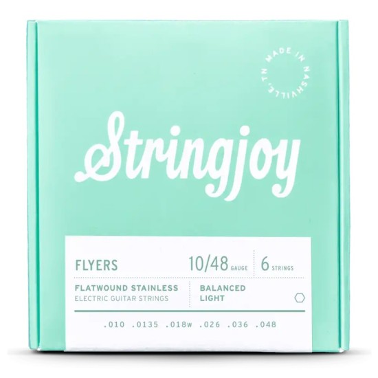 Stringjoy Flyers 10-48 Flatwound Stainless Χορδές Ηλεκτρικής Κιθάρας