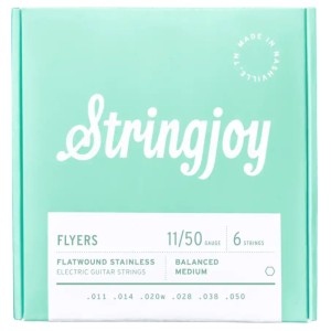 Stringjoy Flyers 11-50 Flatwound Stainless Χορδές Ηλεκτρικής Κιθάρας