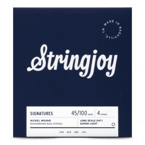 Stringjoy Nickel Wound (45-100) Τετράχορδου Ηλεκτρικού Μπάσου