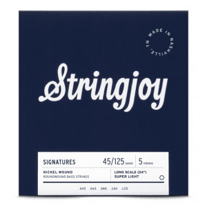 Stringjoy Nickel Wound (45-125) Πεντάχορδου Ηλεκτρικού Μπάσου