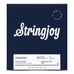 Stringjoy Nickel Wound (45-130) Πεντάχορδου Ηλεκτρικού Μπάσου