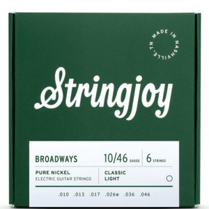 Stringjoy Broadways pure nickel 10-46 Χορδές Ηλεκτρικής Κιθάρας Stringjoy Broadways pure nickel 10-46 Χορδές Ηλεκτρικής Κιθάρας