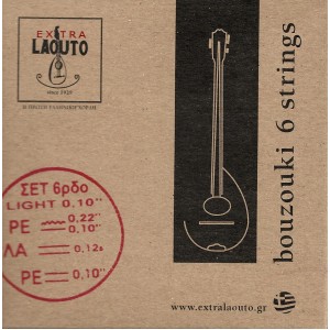 Extra Laouto Xορδές 6χορδου Μπουζουκιού 10άρες Extra Laouto Xορδές 6χορδου Μπουζουκιού 10άρες