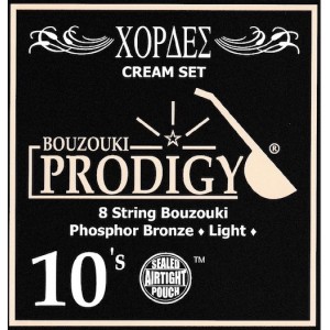 PRODIGY Cream 10s Χορδές 8χορδου Μπουζουκιού PRODIGY Cream 10s Χορδές 8χορδου Μπουζουκιού