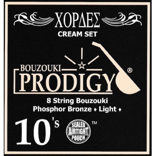 PRODIGY Cream 10s Χορδές 8χορδου Μπουζουκιού
