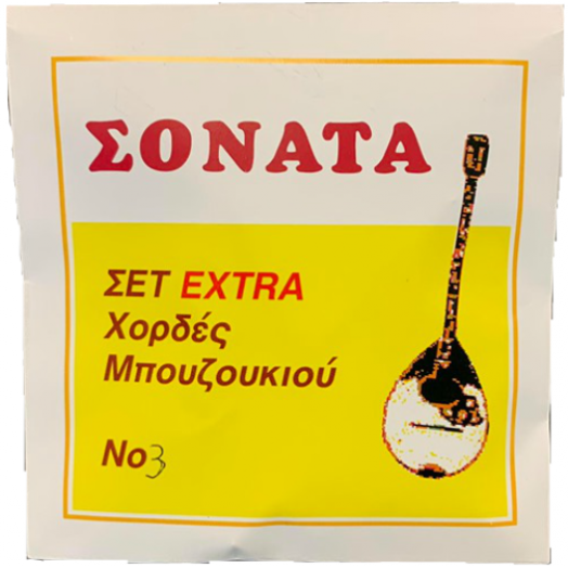 Σονάτα Σετ Extra Xορδές 6χορδου Μπουζουκιού No3 11άρες