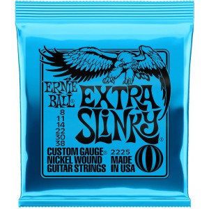 Ernie Ball Extra Slinky 2225 Χορδές Ηλεκτρικής Κιθάρας 08-38 Custom Gauge Ernie Ball Extra Slinky 2225 Χορδές Ηλεκτρικής Κιθάρας 08-38 Custom Gauge