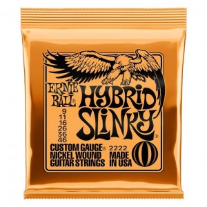 Ernie Ball Hybrid Slinky 2222 Χορδές Ηλεκτρικής Κιθάρας 09-46 Custom Gauge Ernie Ball Hybrid Slinky 2222 Χορδές Ηλεκτρικής Κιθάρας 09-46 Custom Gauge