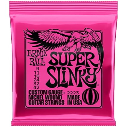 Ernie Ball Super Slinky 2223 Χορδές Ηλεκτρικής Κιθάρας 09-42 Custom Gauge