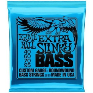 Ernie Ball 2835 Extra Slinky Χορδές Ηλεκτρικού Μπάσου 40-95 Custom Gauge