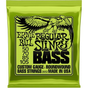 Ernie Ball Regular Slinky 2832 Χορδές Ηλεκτρικού Μπάσου 50-105 Custom Gauge Ernie Ball Regular Slinky 2832 Χορδές Ηλεκτρικού Μπάσου 50-105 Custom Gauge