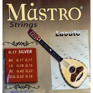 Mastro Χορδές για Λαούτο Κρητικό 17ρες Silver