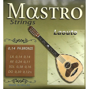 Mastro Χορδές για Λαούτο Στεριανό 14ρες Bronze