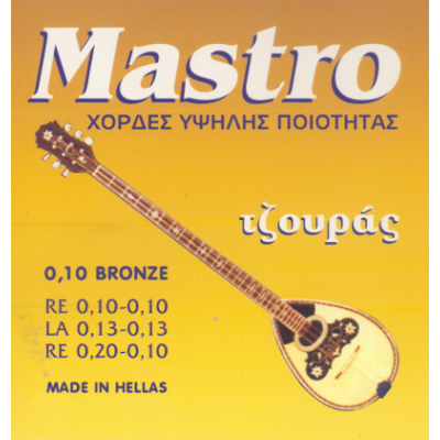 Mastro Χορδές Τζουρά 10ρες Bronze