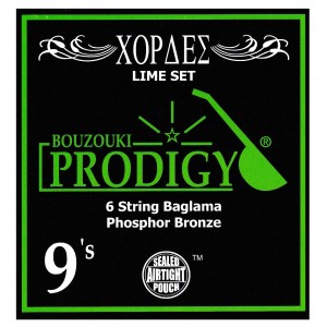 PRODIGY Lime 9s Χορδές Μπαγλαμά Phosphor Bronze PRODIGY Lime 9s Χορδές Μπαγλαμά Phosphor Bronze