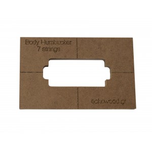 Body Hambucker Template BH-1 για 7χορδη Ηλεκτρική Κιθάρα