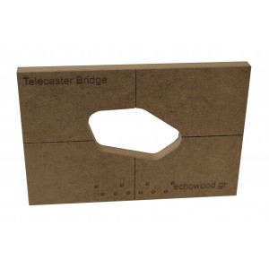 Telecaster Bridge Template ΤΒ-1 για 6χορδη Ηλεκτρική Κιθάρα