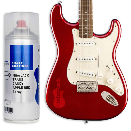 Nitorlack Ημιδιάφανο χρώμα Νίτρου Candy Apple Red  Σπρέι 400ml
