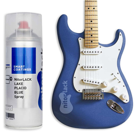 Nitorlack χρώμα Νίτρου μεταλλικό LAKE PLACID BLUE  Σπρέι 400ml