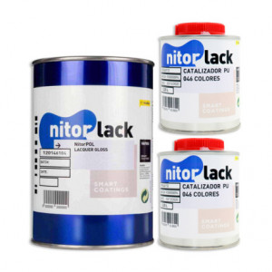 Nitorlack Βερνίκι Πολυουρεθάνης Γυαλιστερό 1L + καταλύτης 500ml Nitorlack Βερνίκι Πολυουρεθάνης Γυαλιστερό 1L + καταλύτης 500ml