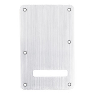 Back Plate για Stratocaster Αλουμινίου Anodized Silver